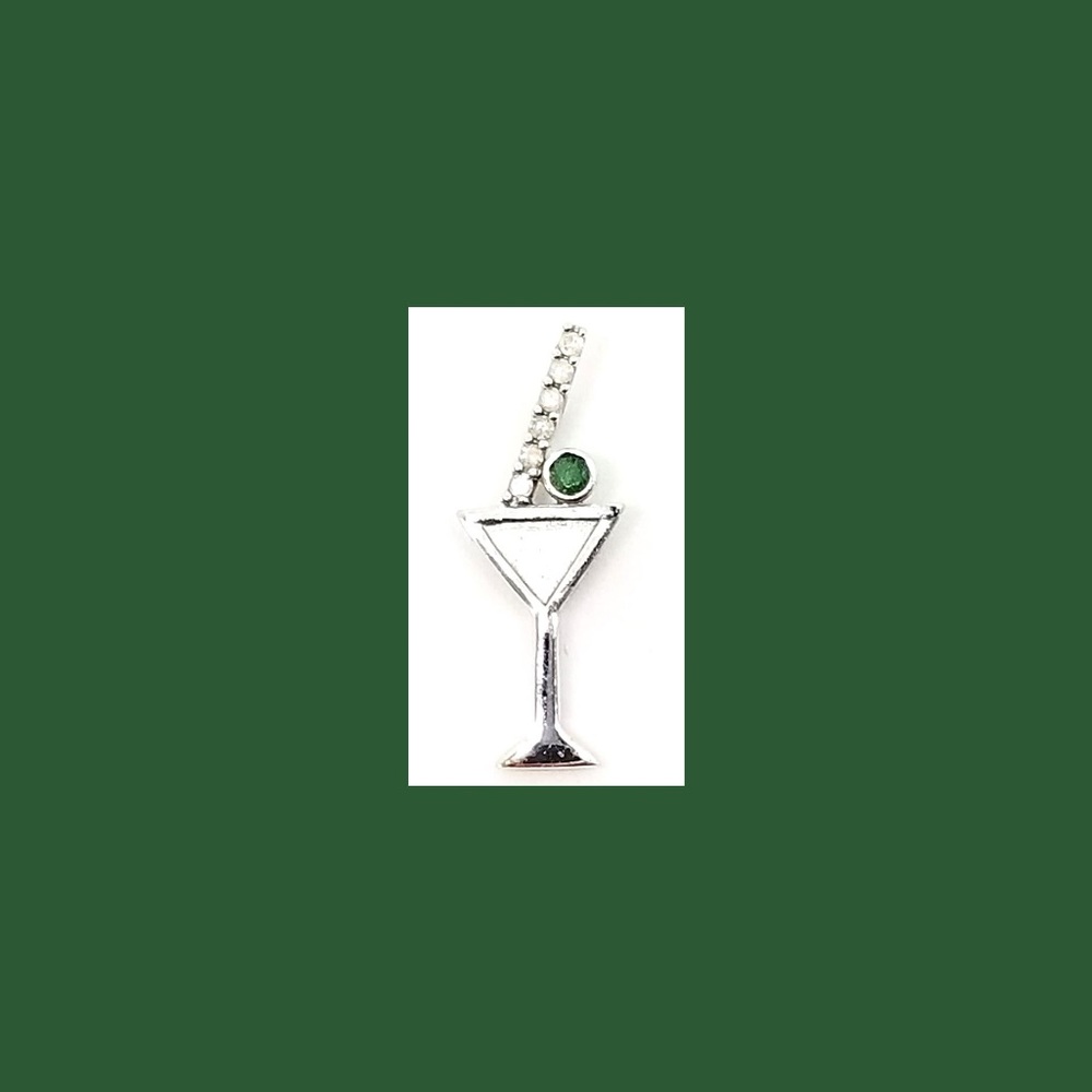 Silpada .925 Silver and CZ Pendant